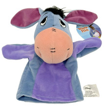 Disney Store Winnie the Pooh Eeyore Hand Puppet 8   93576   New with Tags NWT 