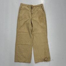Vintage 40s Tan HBT Sanforized Workwear Chinos 32x28 1940s True Vintage