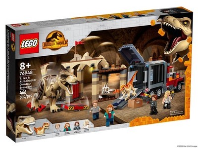 LEGO  76948 T. Rex & Atrociraptor Dinosaurier-Ausbruch I Jurassic World Park