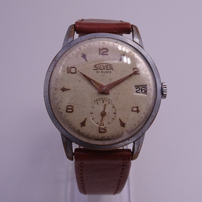 (LÄUFT) Silver Marque Deposee FERROTEX 21 RUBIS