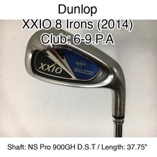 Dunlop XXIO 8 Irons 2014 6-9.P.A Iron Set 37.75" NS Pro 900GH D.S.T Regular Ri