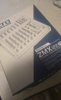 Alto ZMX122FX Mixer 8-Channel Professional Audio Effects Used