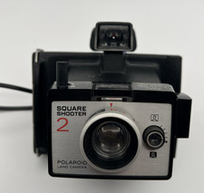 Vintage Polaroid Square Shooter 2 Land Camera with Strap Untested CLEAN Nice
