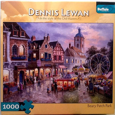 Beary Patch Park Dennis Lewan 1000 pc 26.75'' X 19.75'' Buffalo Games Puzzle
