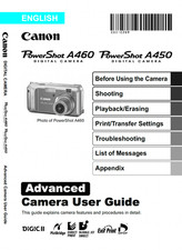 Canon POWERSHOT A450 A460 Digital Camera User Owner Instruction Manual