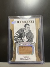 2025-26 Upper Deck Engrained Frank Mahovlich Remnants Used Stick /10 *Nameplate