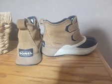 Sorel Boots Youth 1 3 Out 'N About Classic WP Brown Leather Lace Up NY4564-224