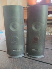 Sony SS-TSB111 Black Wired Surround Right Left Speakers Sur L Sur R