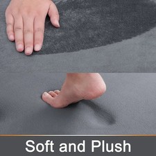 Silicone Bath Mat Non Slip Super Absorbent Quick Dry Bathroom Rug