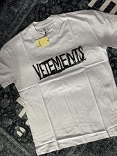 Vetements White Unisex WORLD TOUR  Shirt Size XXL