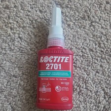 LOCTITE 2701 50ml Threadlocker Genuine High Strength Adhesive Original UK Stock 