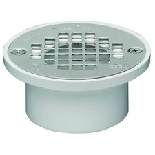 Oatey 43579 Straight Floor Drain, Pvc, 2" Or 3", Solvent-Weld