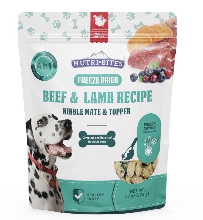 Nutri Bites Freeze Dry Beef & Lamb Kibble Mate & Dog Treats