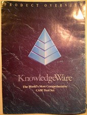1988 KnowledgeWare Product Overview (large booklet) -comprehensive CASE solution