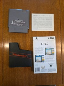 Hatris Nintendo NES 1992 Video Game. Tested Works. Cib