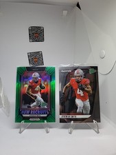 2025 Panini Prizm Draft Picks New Recruits Jeremiah Smith Green + Bas Prizm (RC)
