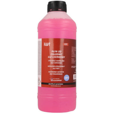 1L Kühlerfrostschutz Kühlflüssigkeit Pink G12 für VW Ford Audi Seat Skoda Fiat