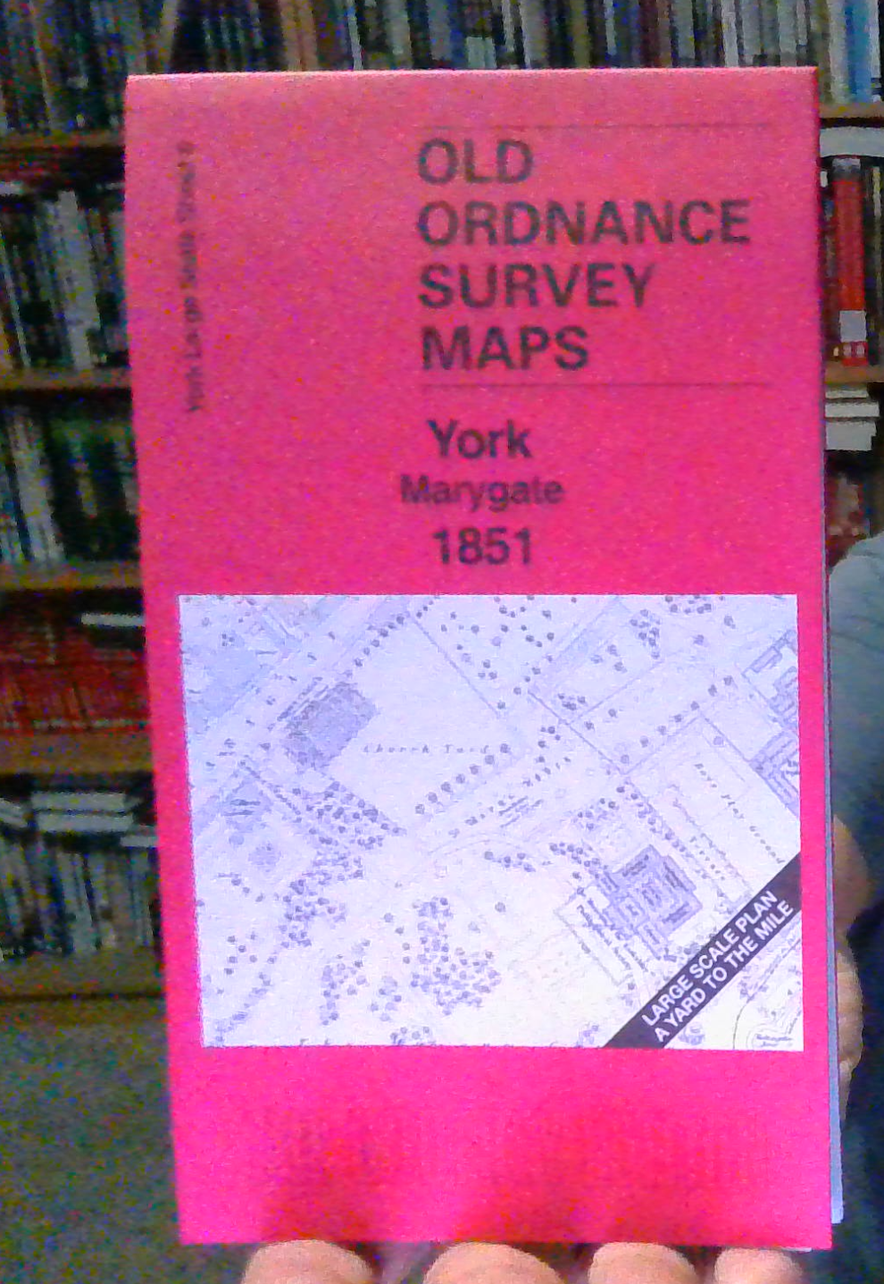 MAP OF York Marygate 1851 York Large Scale Sheet 8 by Alan Godfrey