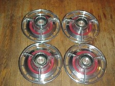 Chevy 63 Impala Ss 65 Nova Ss Set Wheel Cover Hubcap Super Sport 14 Drivers