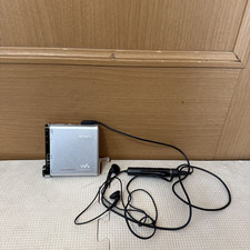 Sony MZ-RH1 silver MD Walkman Mp3 Digital Music Player Working audio equipment