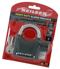 Heavy Duty Padlock Alarm Keyed Security Siren for Shed Bicycle Motorbike