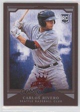 2015 Panini Diamond Kings Red Framed Carlos Rivero #191 0a7