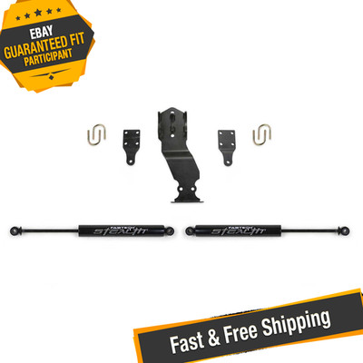 Fabtech FTS22302 Dual Steering Stabilizer System for 17-20 Ford F250 / F350 4WD