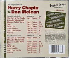 1363 HARRY CHAPLIN DON MCLEAN KARAOKE POCKET SONGS JUST TRACKS CDGS LONG DRIVE