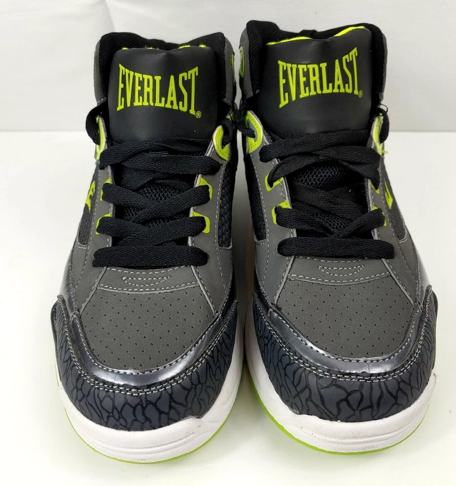 Zapato para correr de baloncesto Everlast para niño talla 7,5 Terminator verde/negro súper limpio Foto 2 de 4