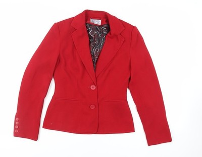 Rote Damenjacke Größe 8 von La Vie