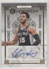 2019 Chronicles Apprentice Signatures Gold 10/10 Quinndary Weatherspoon Auto nd3