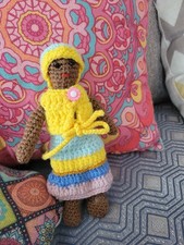 Handmade Crochet Doll With Removable Clothes