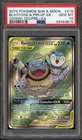 Pokemon Blastoise & Piplup Gx Cosmic Eclipse Full Alt Art 215/236 PSA 10