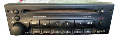 Original Opel VDO Delco Electonics CDR 500 Code ist Dabei