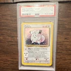 Wizards of the Coast 1999 Pokémon Base Set Clefairy Holo 5/102 PSA 7