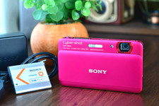 Excellent 5 SONY Cyber-shot DSC-TX55 pink Compact Digital Camera From Japan