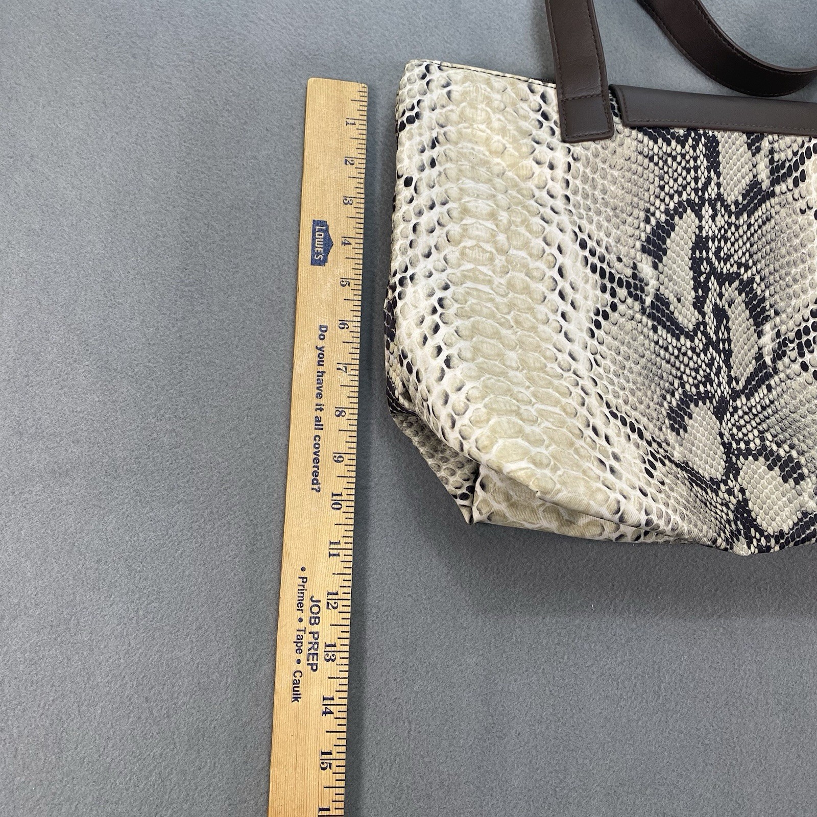 Cavalli Class by Roberto Cavalli Medium Nylon Tote In Python Print — image 8