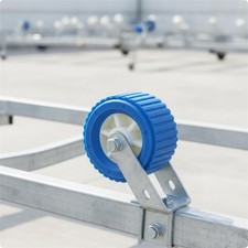 Marine Boat Trailer Ribbed Wobble Roller  Roller Wheel with Reinforced Hub,