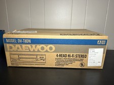 NEW Daewoo DV-T8DN VHS VCR Player Hi-Fi Stereo 4-Head HQ Video Cassette Recorder