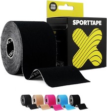 SPORTTAPE Extra Klebrig Kinesiologie-Tape, 5 ...
