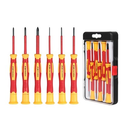 Mini Insulated Precision Screwdriver Set, Tiny Magnetic Phillips & Flat Head ...