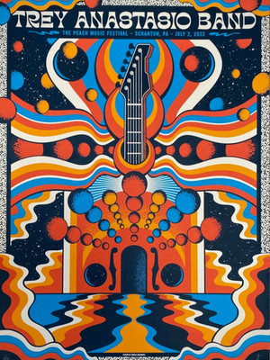 Trey Anastasio Scranton PA July 2022 Concert Poster Reprint Wall Art ...