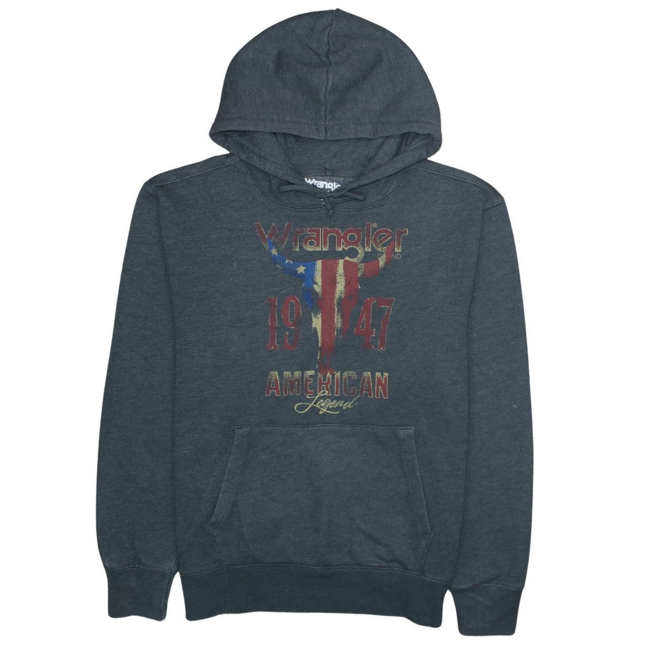Wrangler Grey Hoodie Mens M