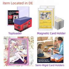 5/25/200/1000CT 3x4 Toploader / Magnetische Kartenh&uuml;llen f&uuml;r 35pt Pok&eacute;mon TCG