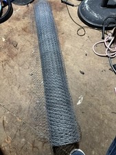 Galvanised Chicken Wire Mesh Roll Wire Netting Hexagonal Garden Wire 4m X .9m 1.90 per metre