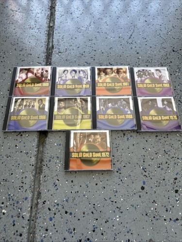 Time Life Solid Gold Soul CD Lot of 9