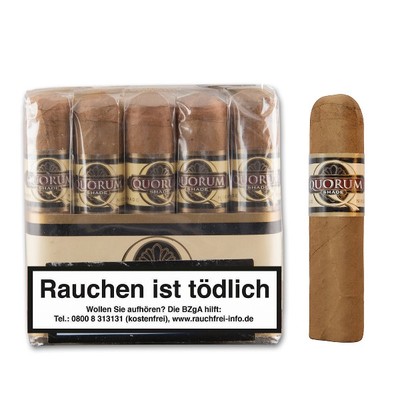 QUORUM Shade Short Robusto Zigarren Bundles á 10 Stück, 