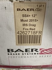 4262718fr S550 Baer Brakes 12 Ss4 Deep Stage 2 Rear Brake Kit Fire Red Slot