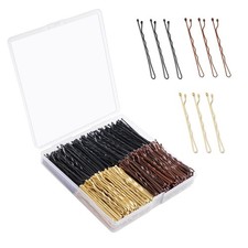 Bobby Pins 360 Pcs Brown Blonde Black Hair, 2 Inch Premium Secure Hold, Bulk wit