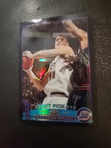 2003/04 Topps Chrome Aleksandar Pavlovic Sasha /500 Black Refractor ENGLISH #129 - Picture 1 of 2